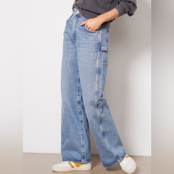 NWT Agolde Magda Carpenter Jeans - Picture 4 of 7